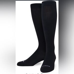 Comrad Nylon Knee High Socks black size L NWT in packaging